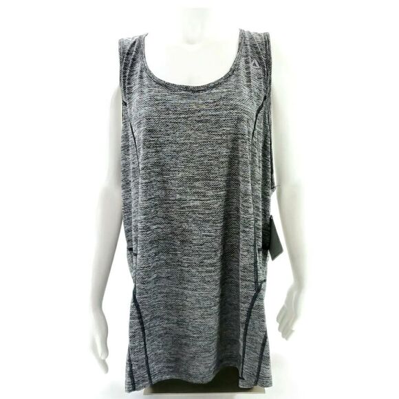 Reebok 2X Heather Dynamic Sleeveless Tank Top - Picture 1 of 7